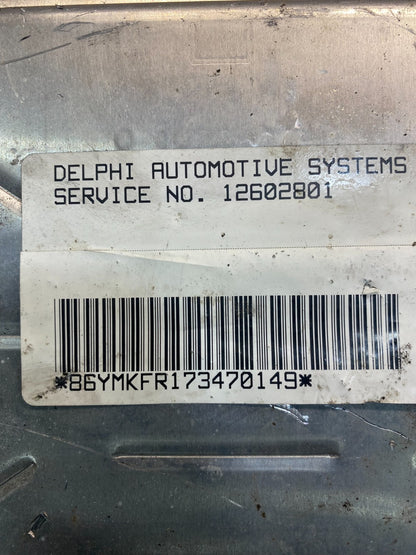 2005 Chevrolet Astro Ecu Engine Control Module Unit Ecm 12602801 AB4331 DG2