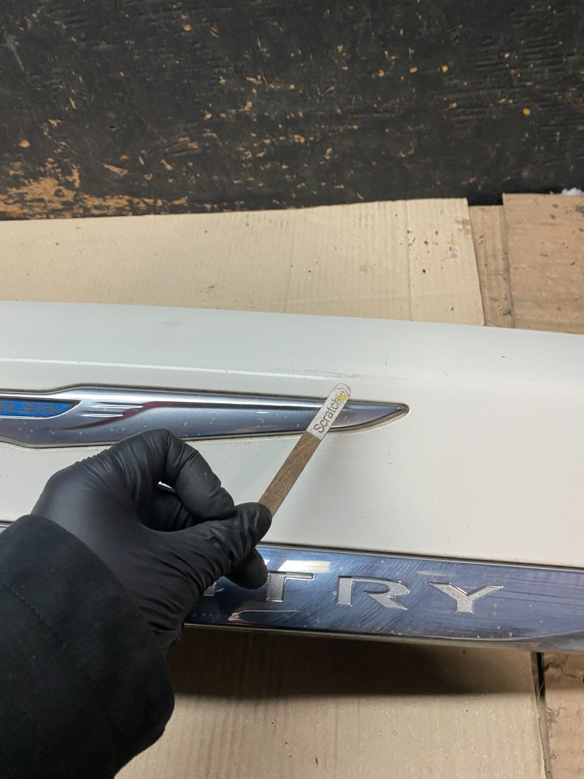 2011 to 2016 Chrysler Town & Country Tailgate Trim w/ Camera Panel OEM X0258 DG7
