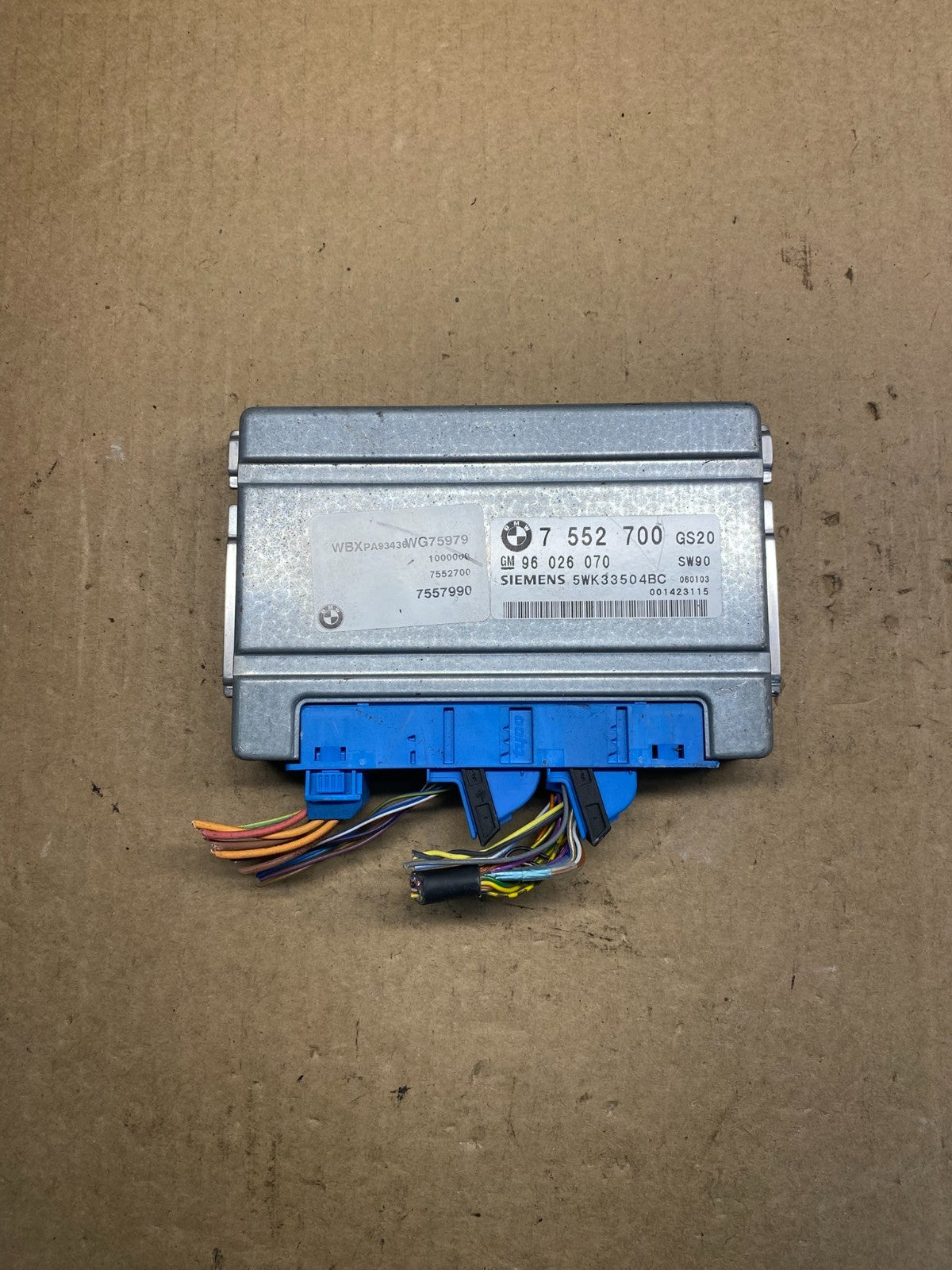 2004 2005 2006 Bmw X5 TCM TCU Transmission Computer Unit 7552700 ag7069 DG0