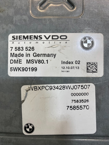 2007 to 2010 Bmw 328i X3 Ecm Ecu Engine Computer Module OEM Z4720 DG3