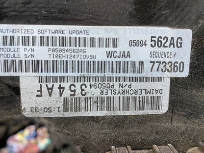 2007 Dodge Dakota 4.7L Engine Computer Module ECM P05094562AG AB3784 DG2