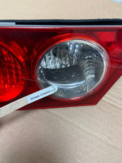 2006 2007 2008 Acura Tsx Sedan Left Driver Lh Tail Light Inner Oem AB0938 LK3