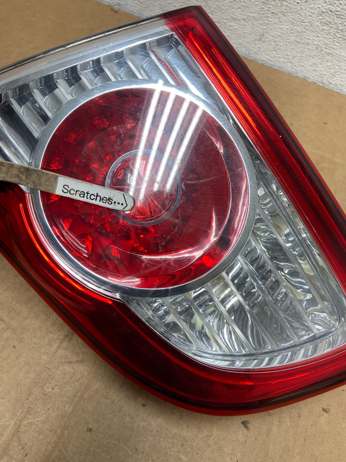 2010 2011 2012 Hyundai Santa Fe Right Passenger RH Tail Light Inner AD54733