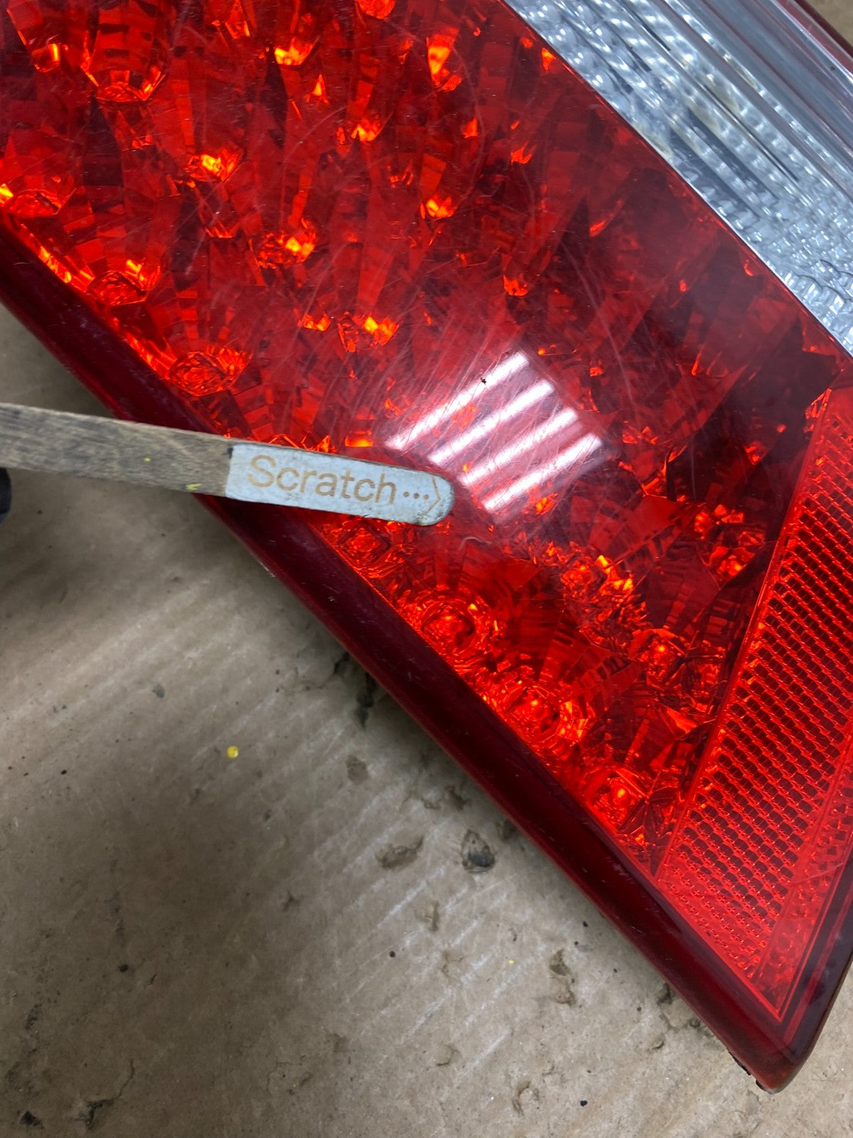 2006 2007 2008 2009 Hyundai Azera Left Driver LH Inner Tail Light W7548 DW3