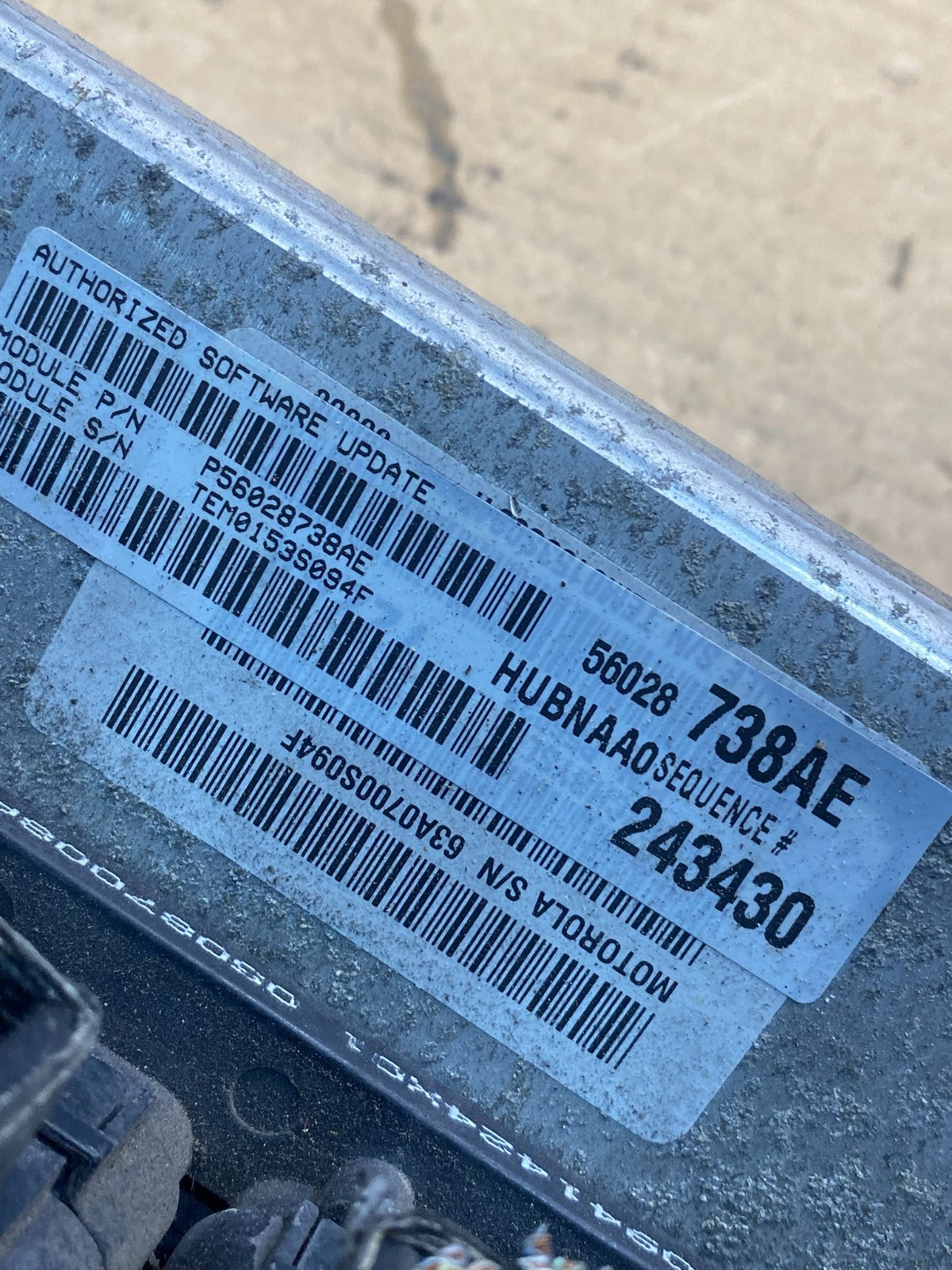 2003 Dodge Ram 1500 4.7L ECU ECM Engine Control Computer AH4880 DW2
