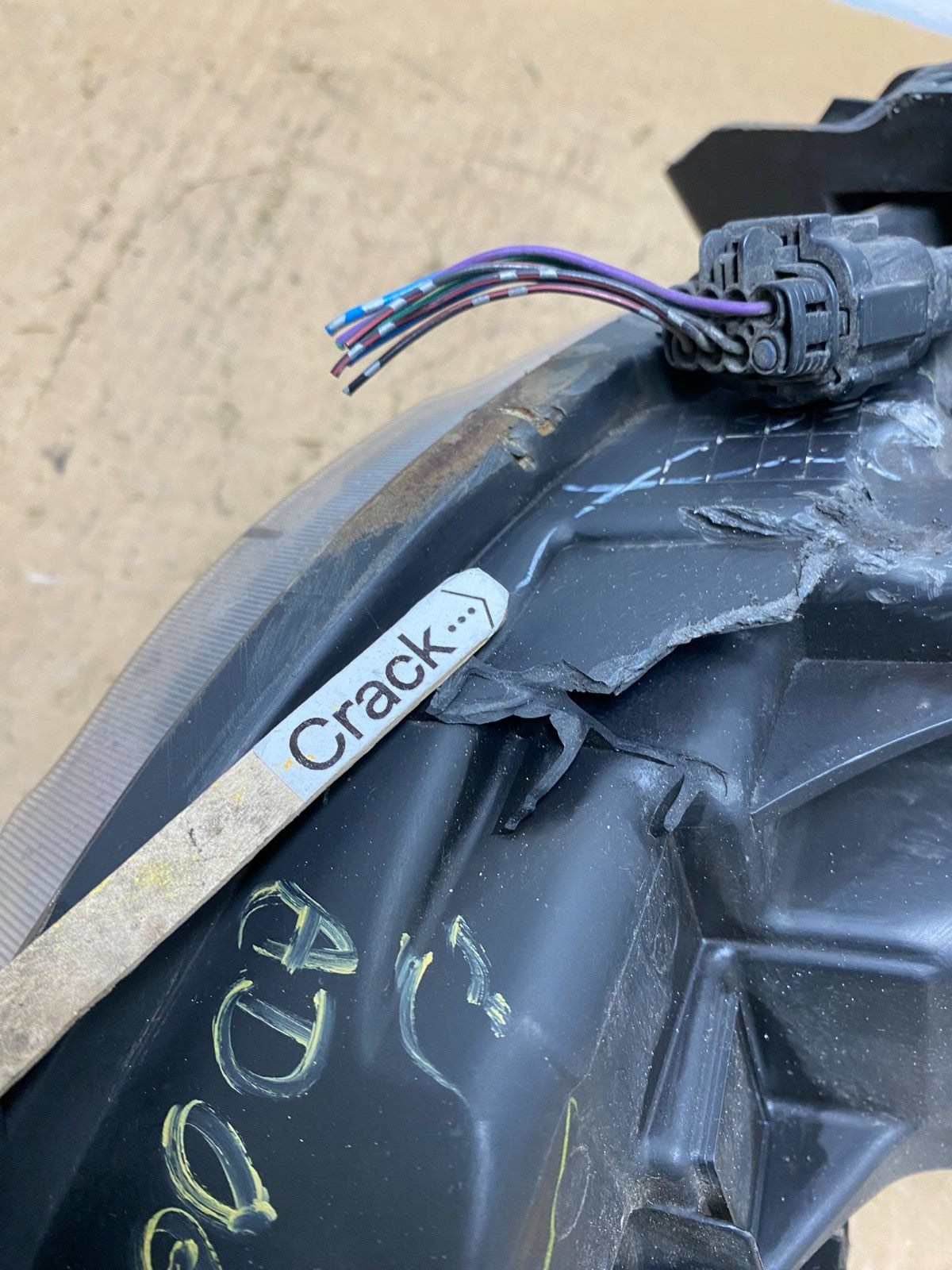 2016 2017 2018 Nissan Sentra Front Left Driver LH Halogen Headlight AD0687 DW7