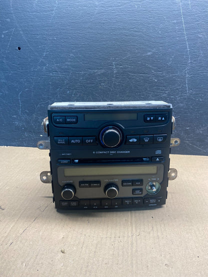 2006-2008 Honda Pilot Center Radio AM CD Player Climate Control ae7701 DG0