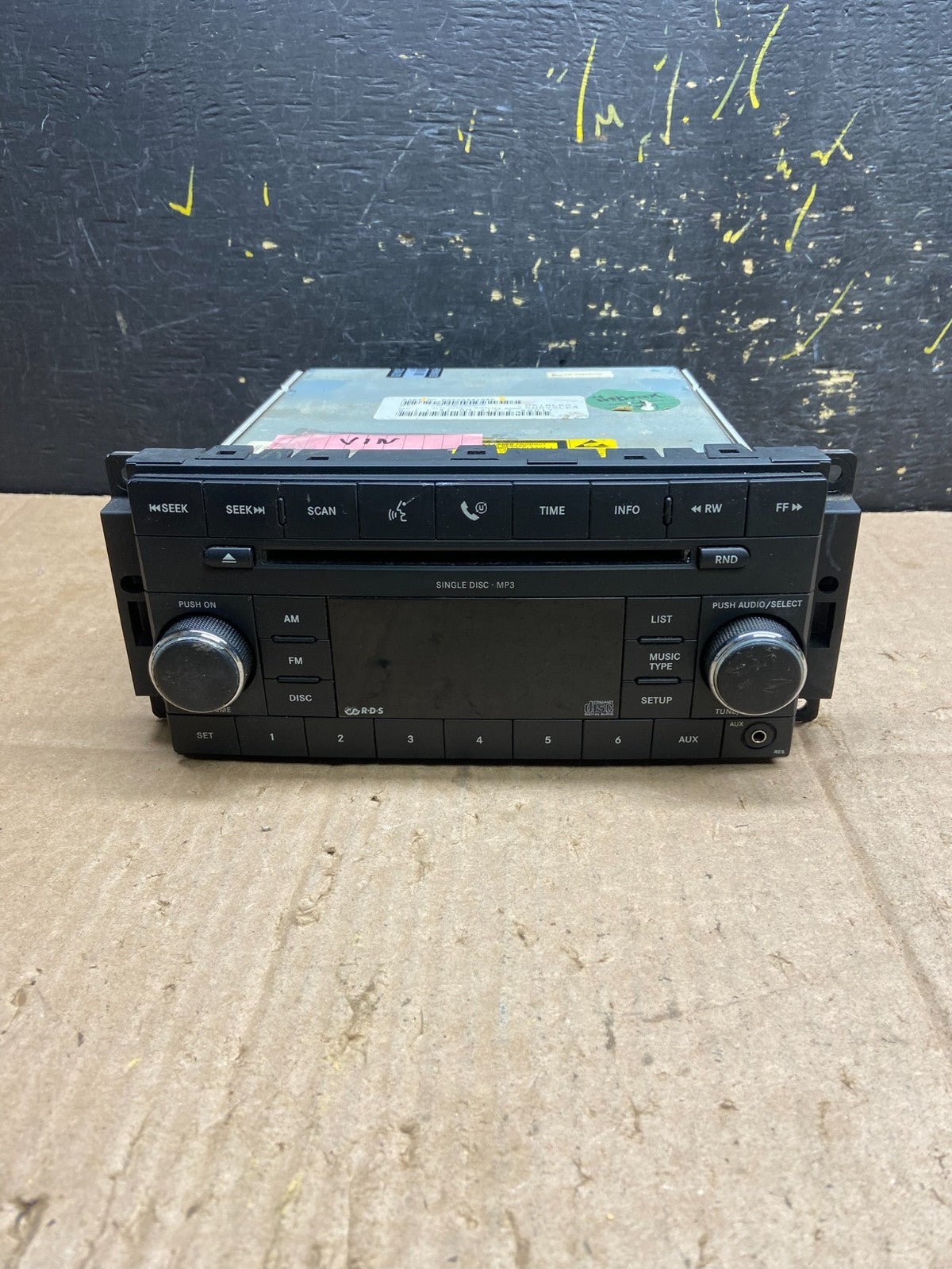 2007-2012 Chrysler Dodge Jeep Ram Radio CD MP3 AUX Receiver AB2297 DG0