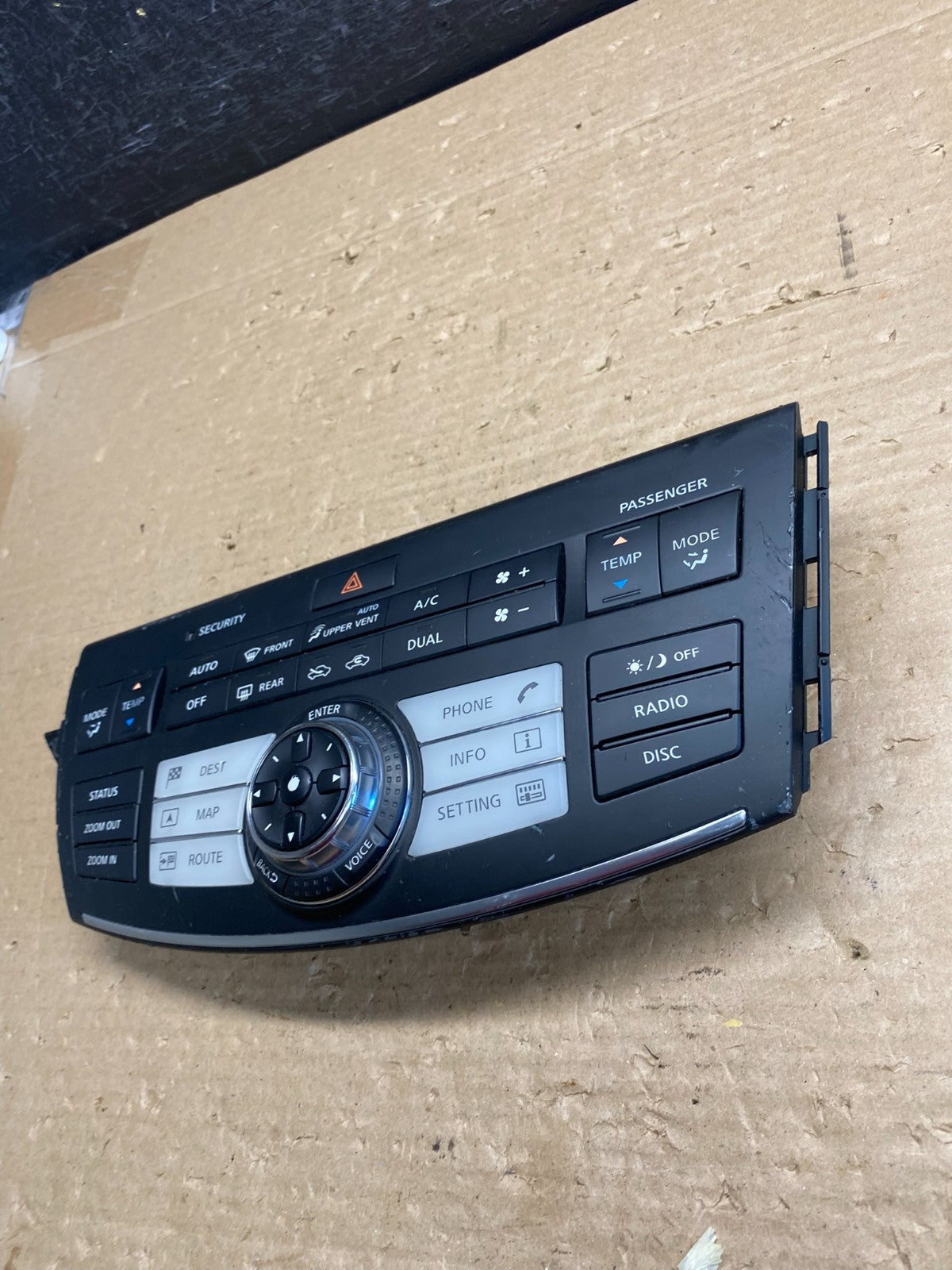 2007 Infiniti M35 Navigation Radio Climate Control 28395eh100 ag8368 DG1