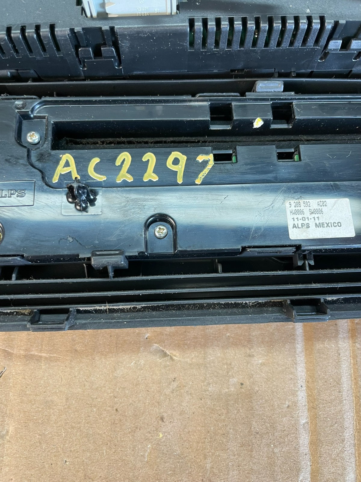 2011 - 2014 Bmw X3 AC Heater Climate Control Temperature Panel Trim Oe AC2297 DG7