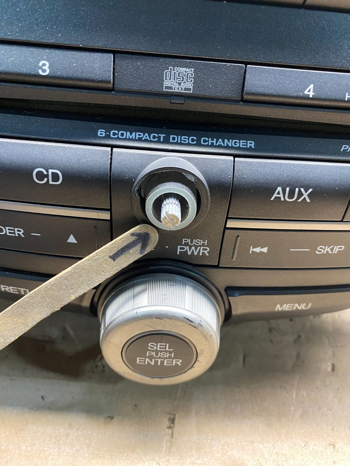 2008 - 2012 Honda Accord Front Radio AM FM CD Player AH7539 DG1