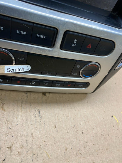 2007 - 2010 Ford Edge Heater Climate Control Radio Control Dash Bezel T4673 DG1