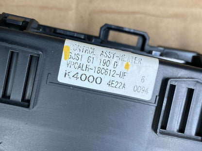 2014 - 2015 Mazda 6 A/C Manual Climate Control Panel aa4435 DG6
