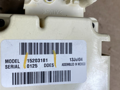 2003-2006 GMC Chevrolet Envoy Trailblazer Climate Control A/C Panel ac9191 DG5