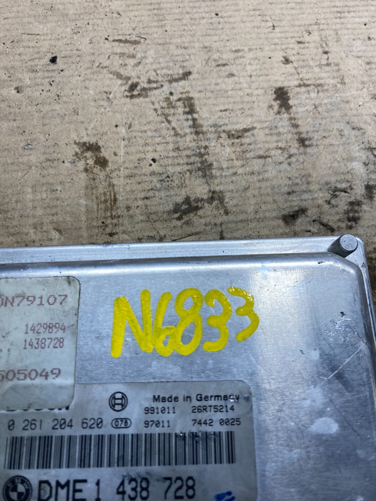 1999 2000 BMW 540i 740i Engine Control Computer Module 7505049 n6833 DG4