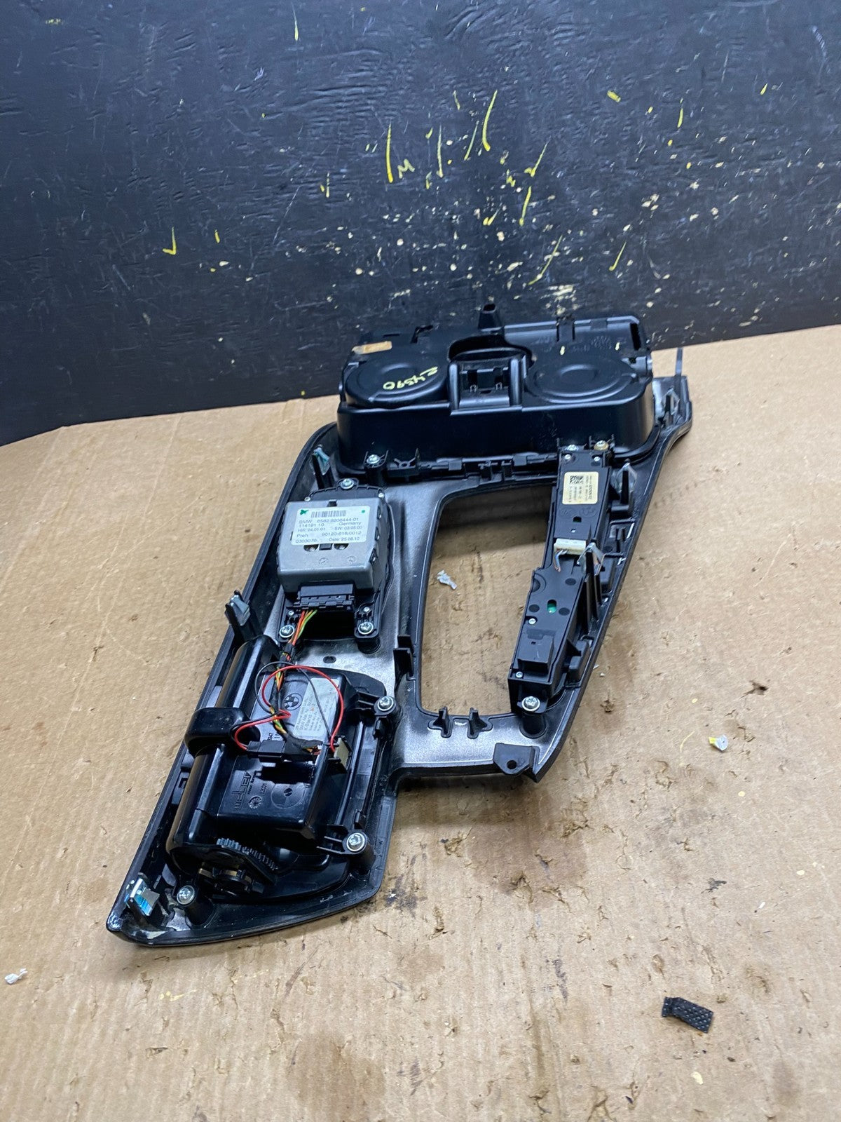 2011-2016 BMW 5 F10 Center Shifter Console Trim Cup Holder Switches OEM Z4590 DG6