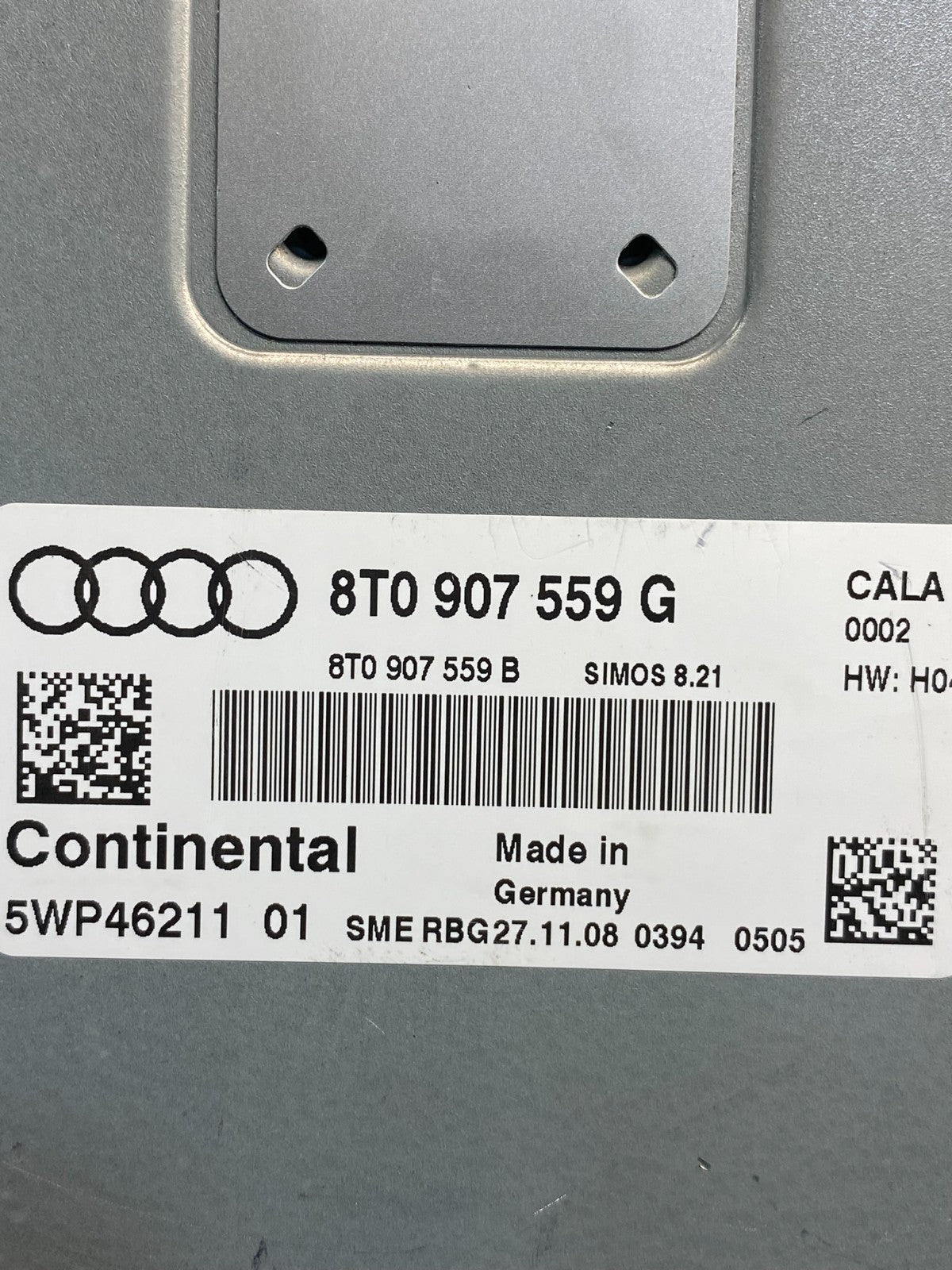 2009 to 2010 Audi A4 2.0L Engine Computer Ecu Pcm Ecm Pcu AD9433 DG2