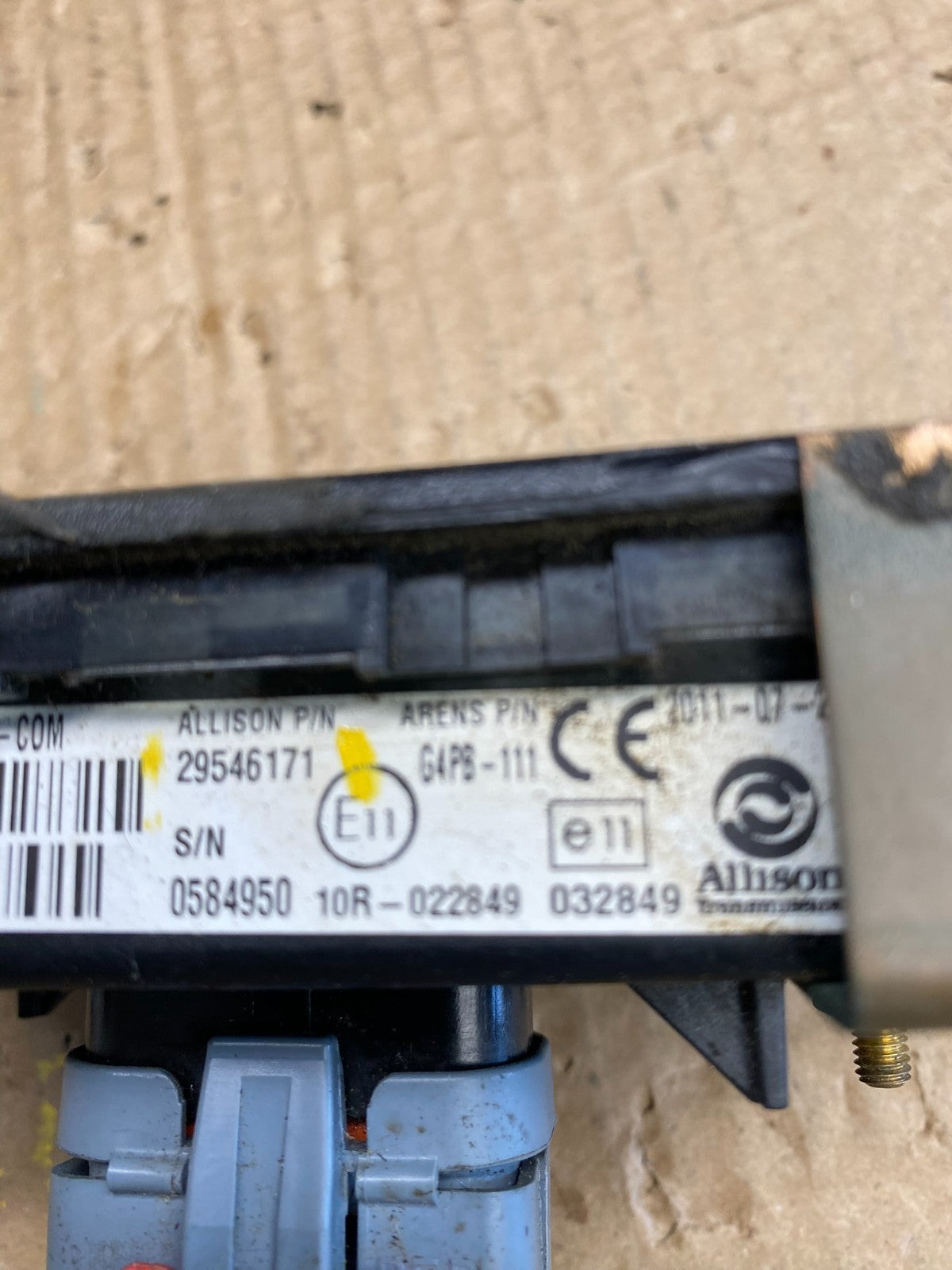 ALLISON Automatic Gear Shift Panel AC9582 DG4