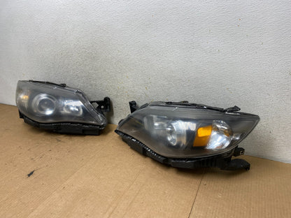 2008 to 2011 Subaru Impreza Left+Right Side Halogen Headlights TYC AI8815 DW1