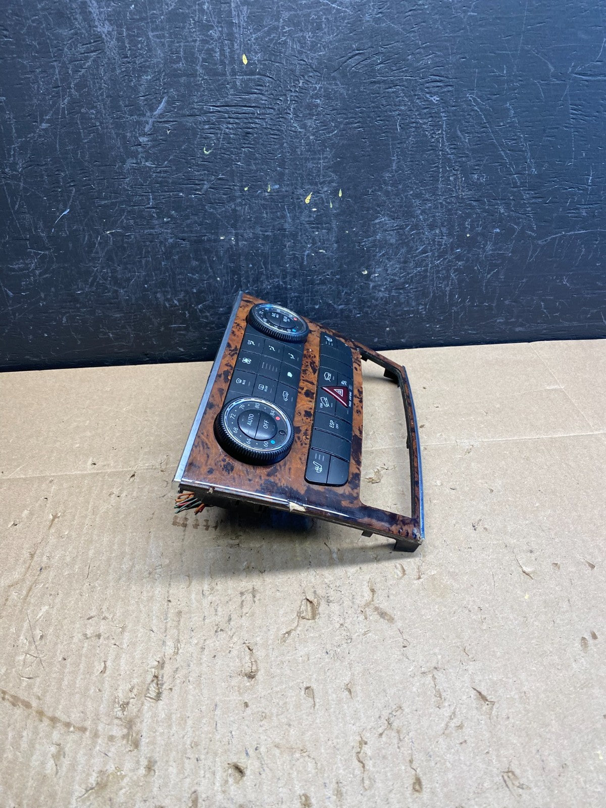 2007-2012 Mercedes X164 GL350 GL450 Climate Control Bezel Wood Switch AC6819 DG1