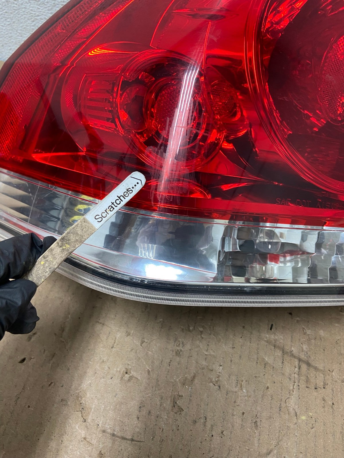 2006 to 2012 Chevrolet Impala Left Driver Lh Side Tail Light AD7764 LK3