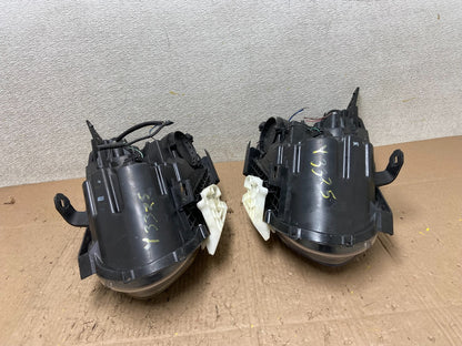 2009-2013 Nissan Rogue Left+Right Side Set Black Halogen Headlights OEM Y3325 DW10