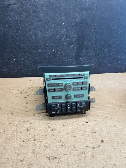 2009 to 2011 Honda Pilot AM FM CD Audio Radio Player Climate Control ag8716 DG0