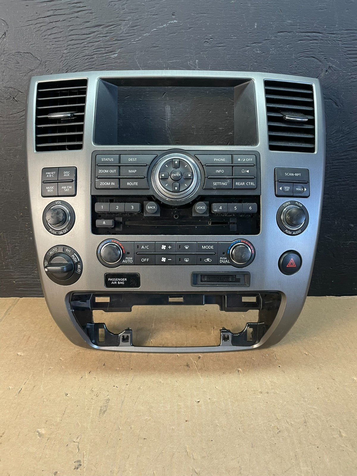 2008 to 2015 Nissan Armada Radio A/C Heat Temperature Climate Control AD5748 DG0
