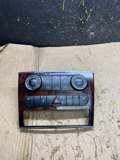 2007-2012 Mercedes X164 GL350 GL450 Climate Control Bezel Wood Switch x6345 DG0
