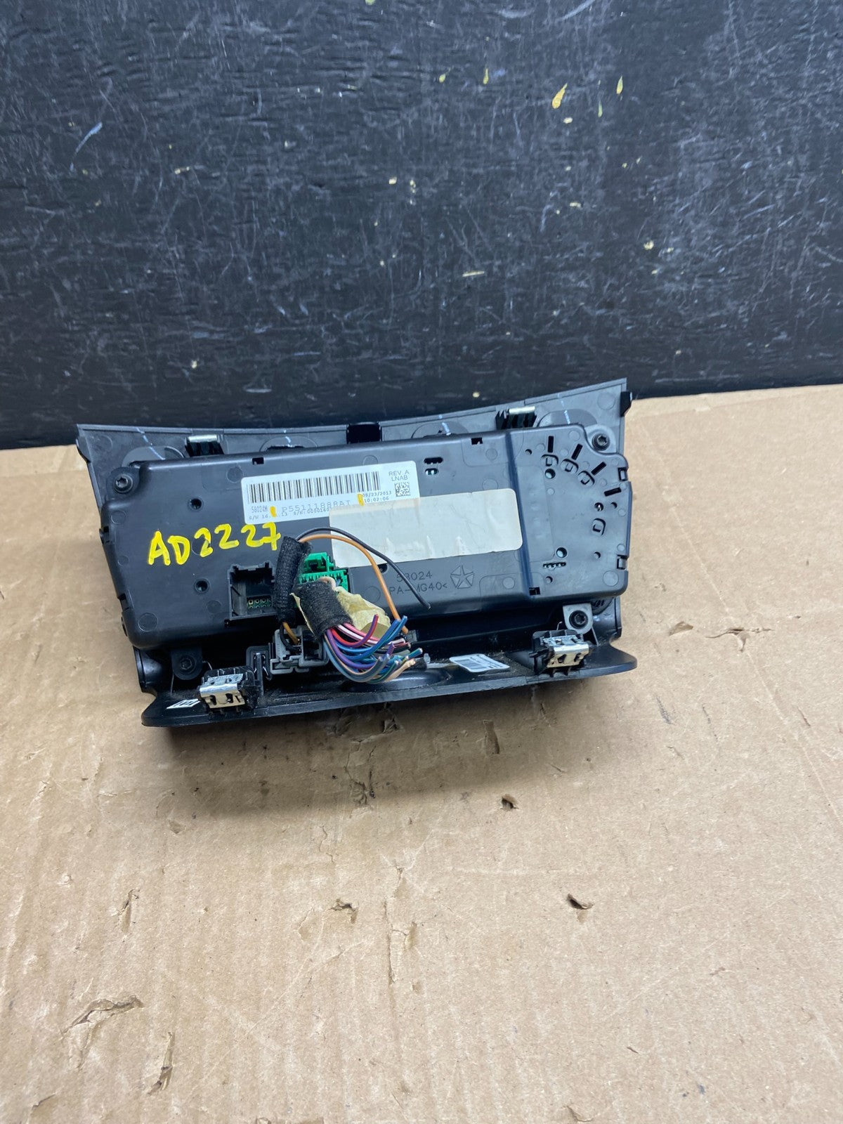 2011-2014 Chrysler 200 Heater AC Climate Switch Temperature Control AD2227 DG3