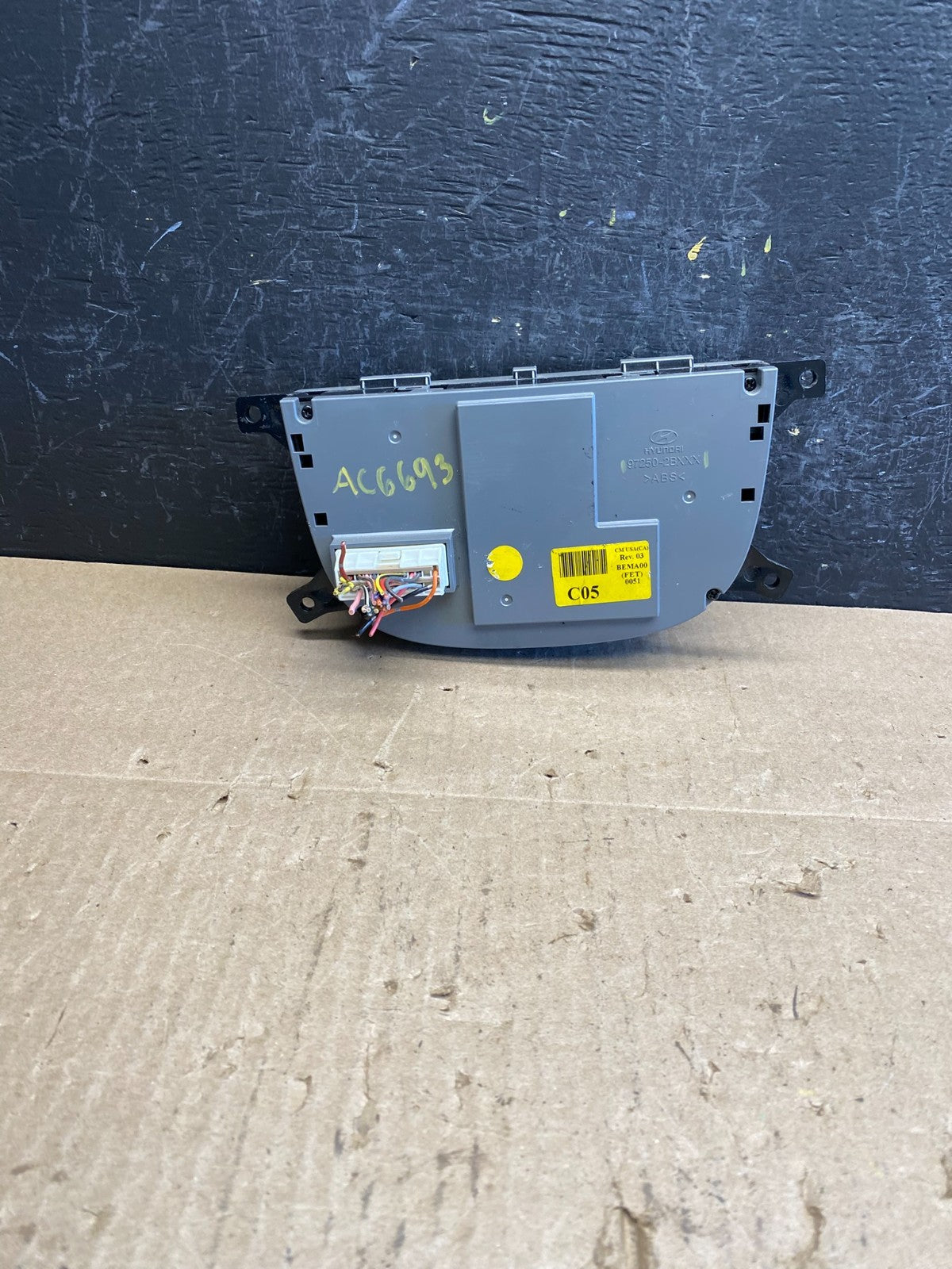 2010 2011 2012 Hyundai Santa Fe Automatic Climate AC Heater Control OE AC6693 DG3