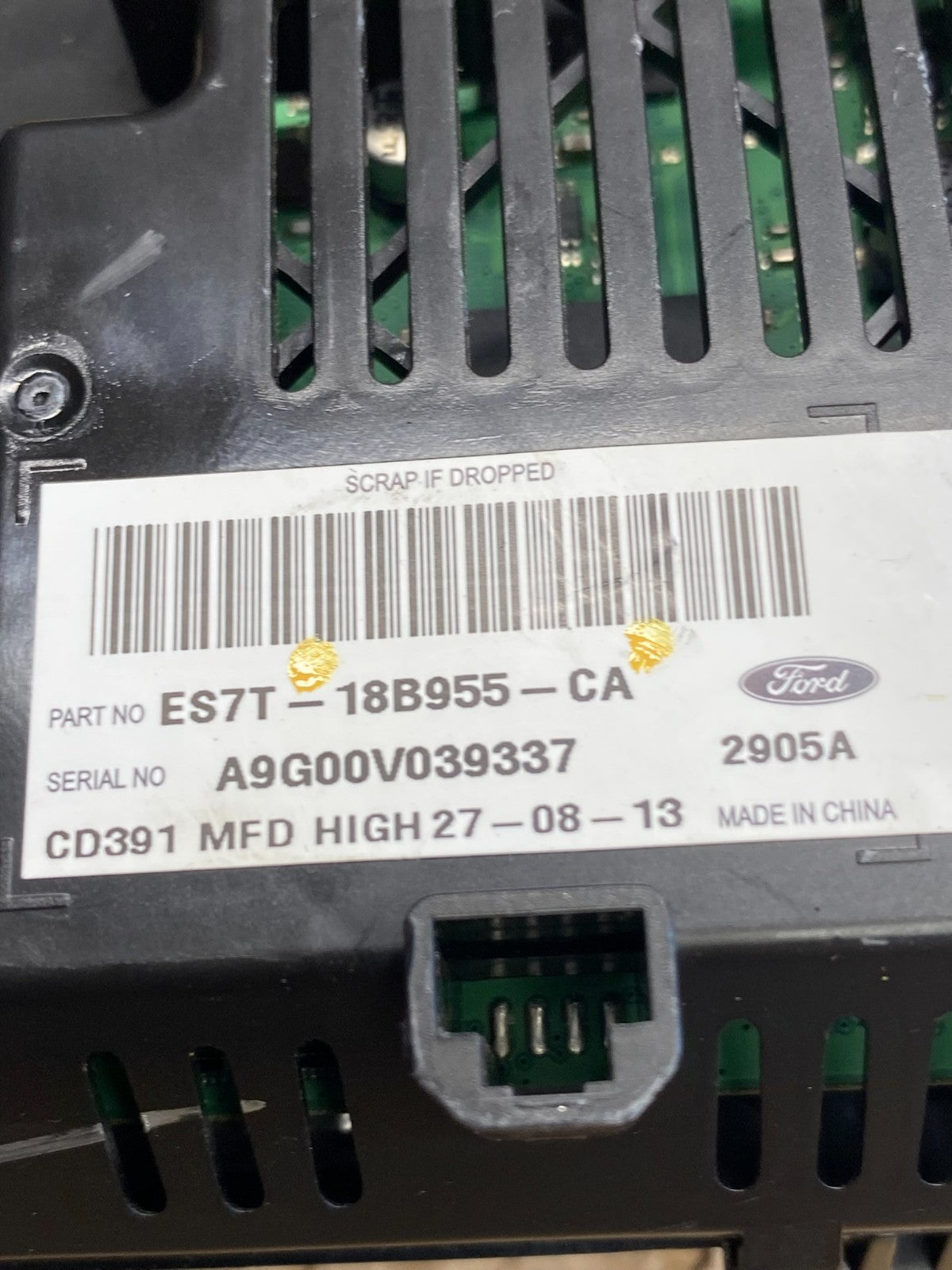 2014 to 2016 Ford Fusion 4.2" Radio Information Display Screen AG0143 DG4