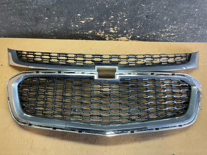 2014-2016 Chevrolet Malibu Front Lower Upper Bumper Grille Grill AA2267 DG0