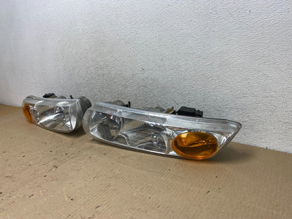 1998 - 2002 Saturn SL SL1 SL2 S Series Left+Right Halogen Headlights AG8014 DW2