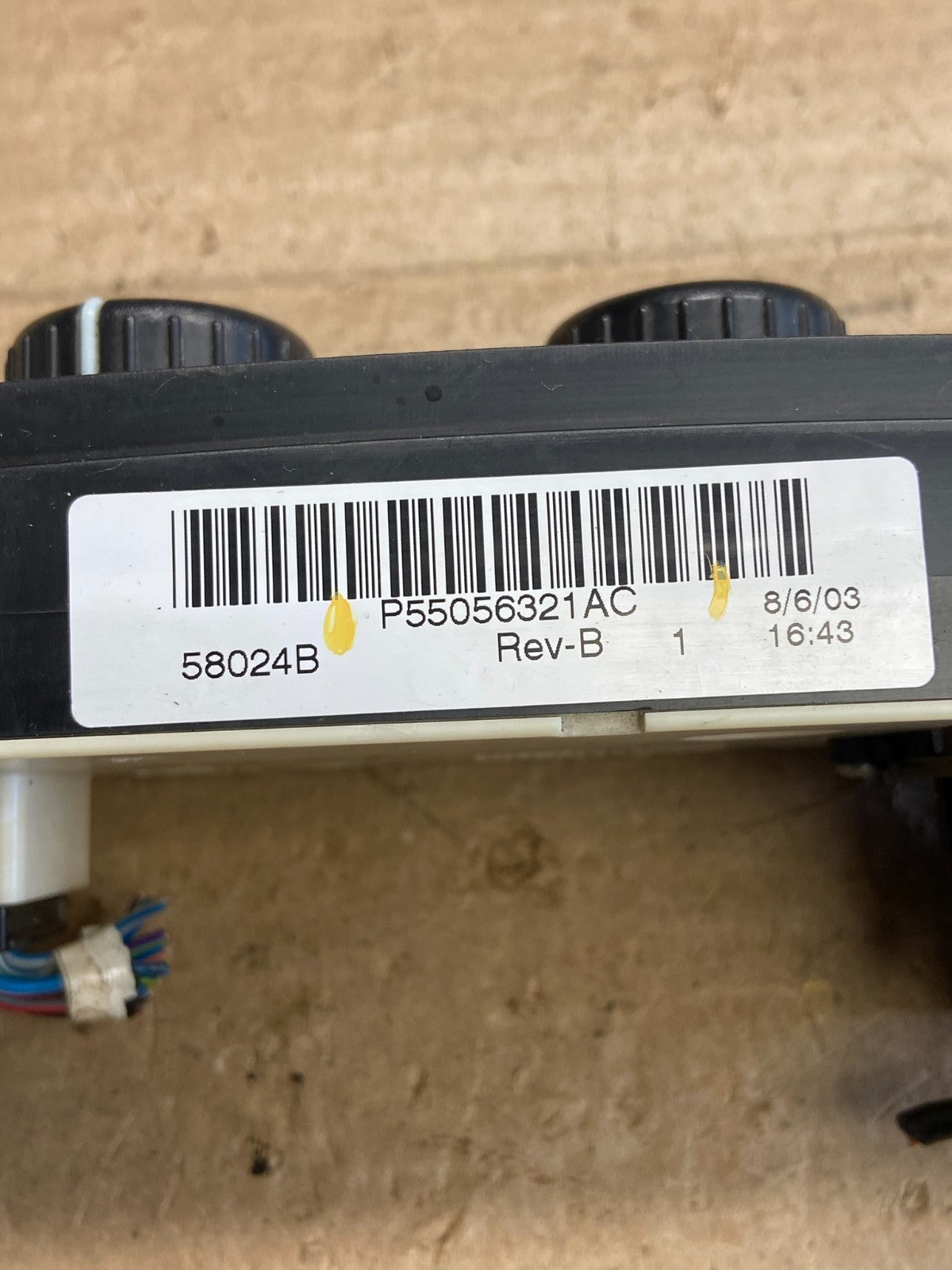 2002 to 2005 Dodge Ram Climate Control Hvac A/C Heater ah3946 DG4