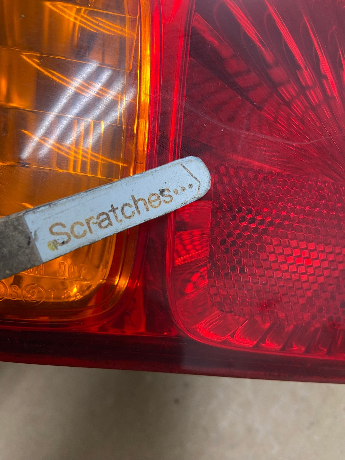2000 to 2001 Toyota Camry Tail Light Left Driver Lh Side AI3430 LK3
