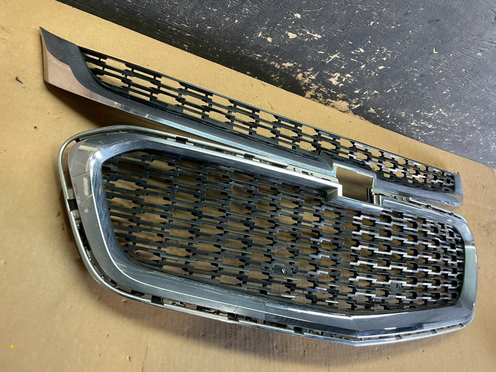 2014-2016 Chevrolet Malibu Front Lower Upper Bumper Grille Grill AA2267 DG1