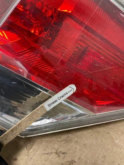 2008 to 2012 Honda Accord Sedan Tail light Right Passenger RH Side AE9774 LK4