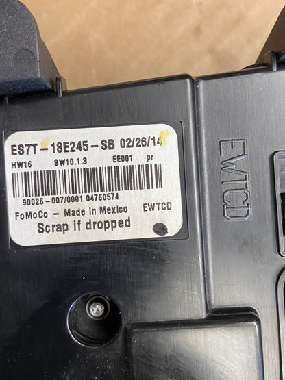 2014 - 2015 Ford Fusion Center Radio CD Player Sony Climate Control OE ae1831 DG5
