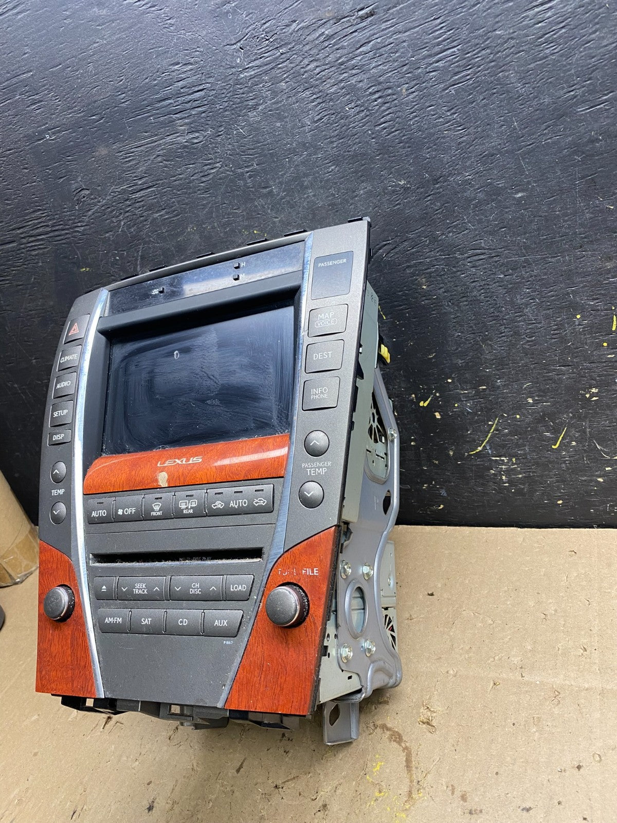 2010 2011 2012 Lexus Es350 Am Fm Cd Player Radio Navi Climate Control u5065 DG3