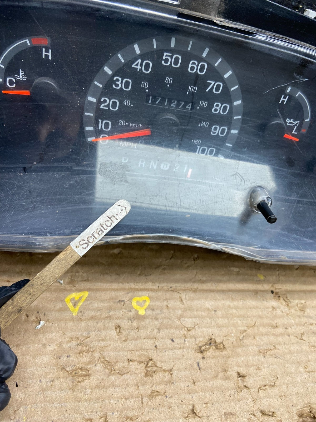 2001 - 2002 Ford Econoline E250 E350 Van Speedometer Instrument Cluster w6342 DG1