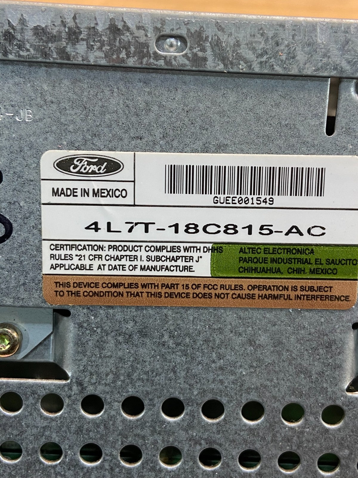 2002 - 2004 Lincoln Navigator Radio Stereo CD Player ae2555 DG6