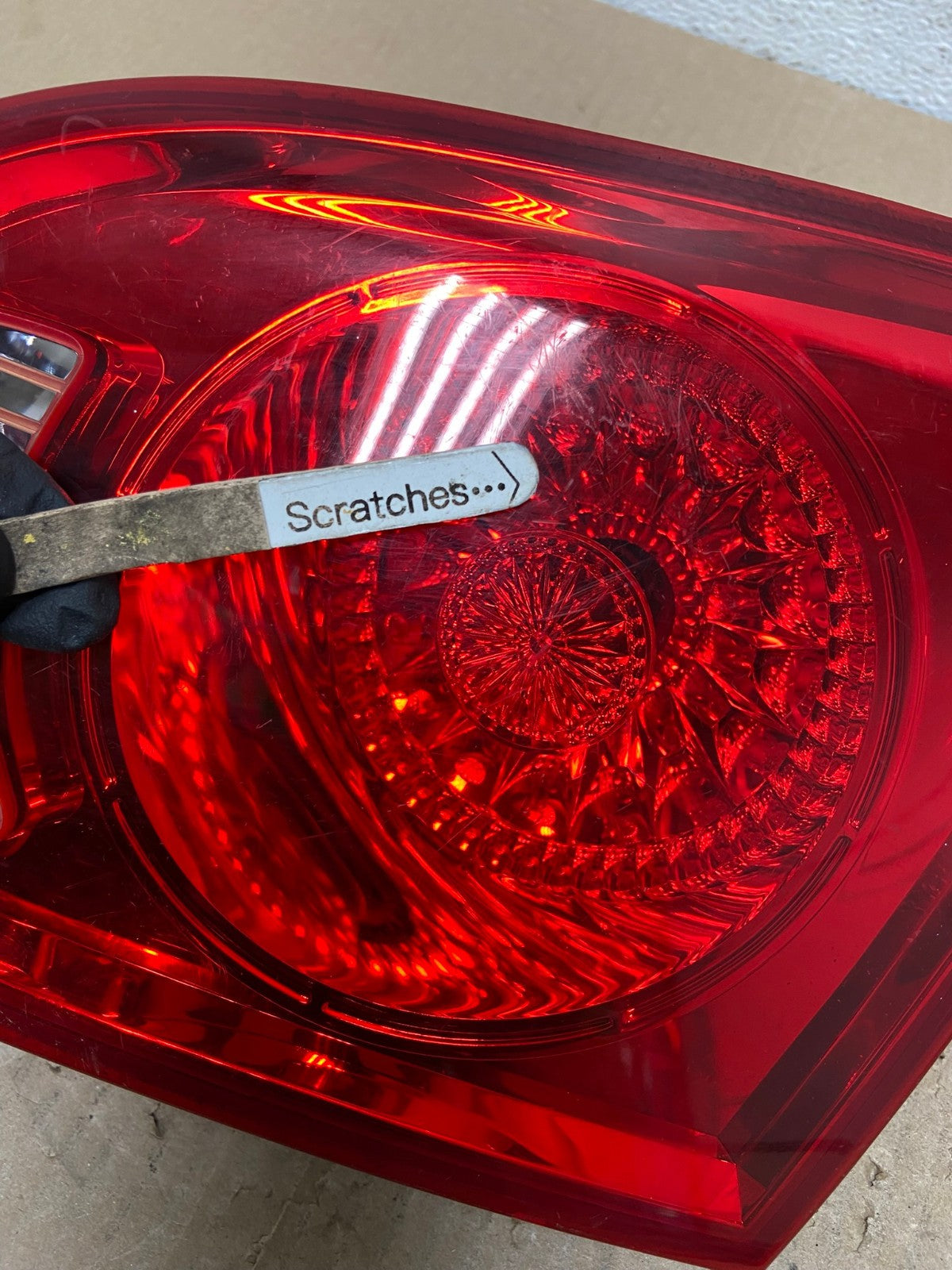 2007 2008 2009 Hyundai Santa Fe Right Passenger Tail Light Inner AE9722 LK3