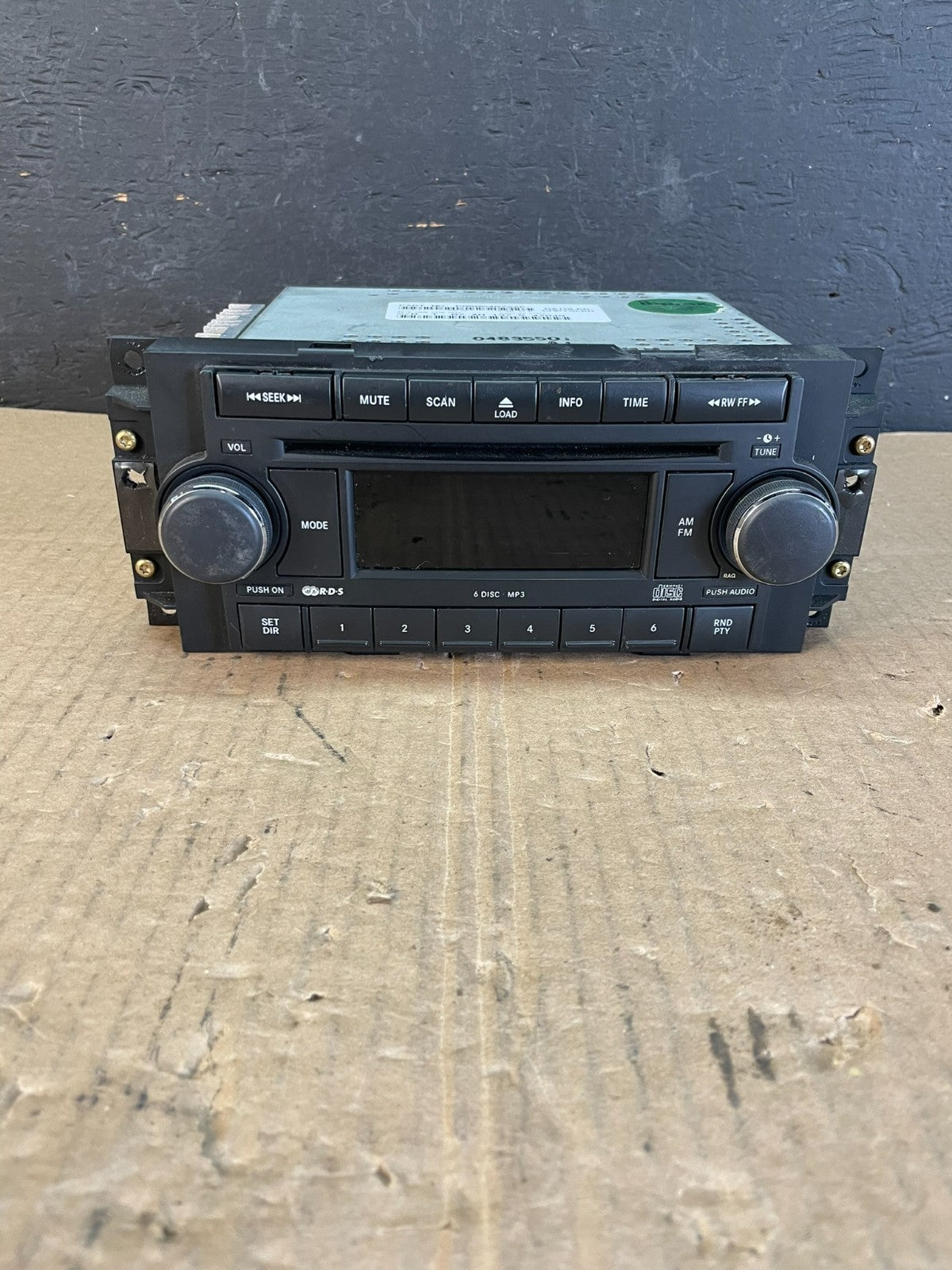 2005 2008 Jeep Dodge Chrysler Screen Display CD Player Satellite Radio AC4892 DG0
