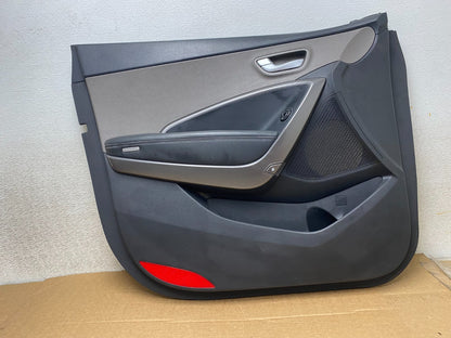 2017-2019 Hyundai Santa Fe Front Left Driver LH Interior Door Panel z1281 DG0