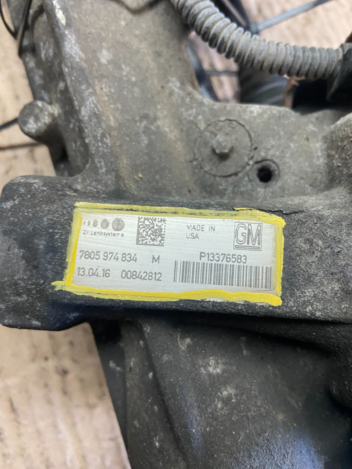 2013 2014 Buick Regal Power Steering Gear 13376583 Q3269 PS8