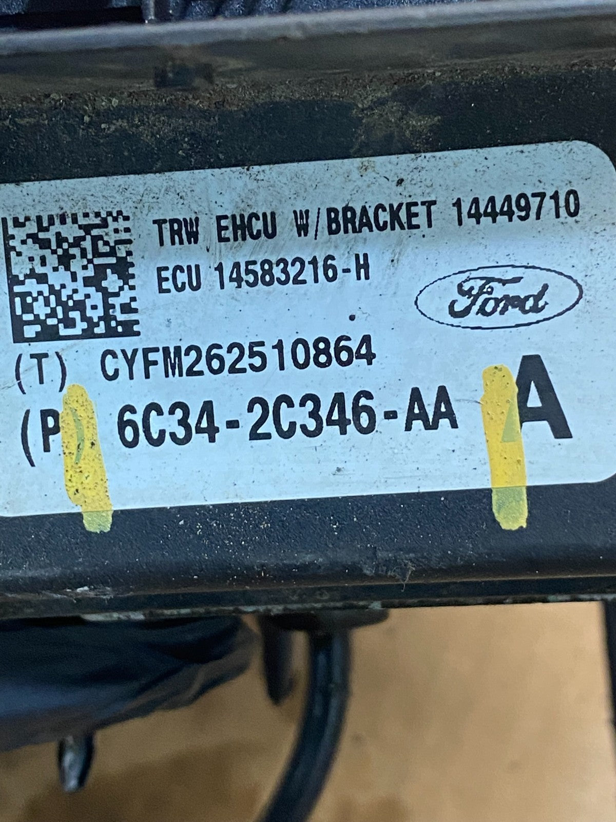 2006 2007 Ford E250 E350 Anti-Lock ABS Antilock Brake Pump AH3205 DG6