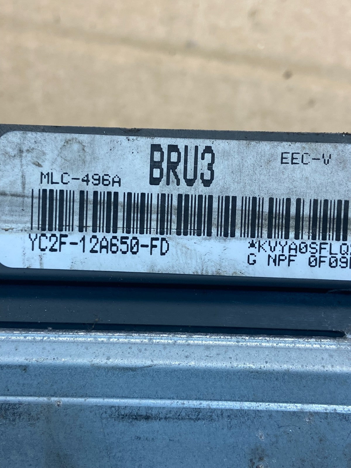 2000 2001 Ford F-150 F150 4.6L Engine Control Unit ECU Computer Module ae2466 DG2