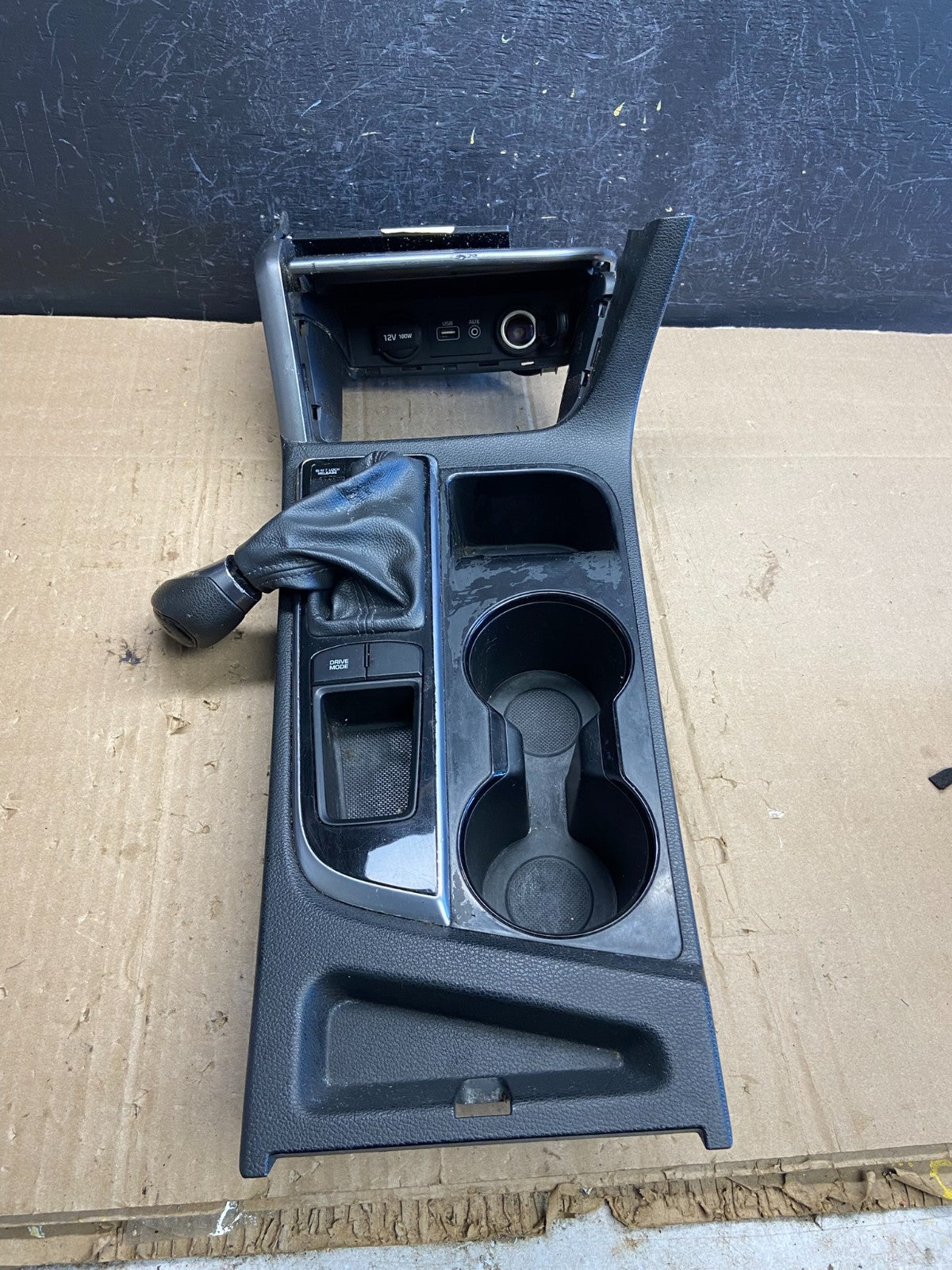 2015 2016 2017 Hyundai Sonata Shifter Center Cup Holder Console Trim AE1953 DG1