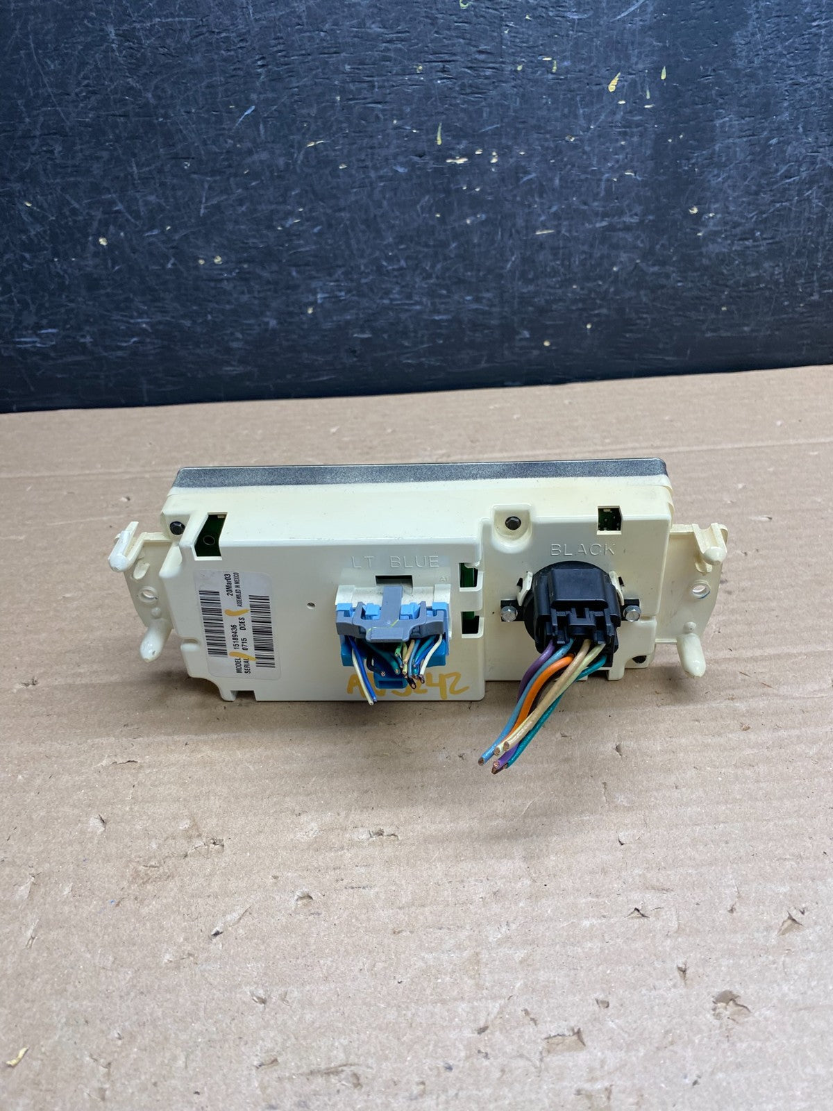 2003 to 2006 Chevrolet Silverado HVAC Heater Climate Control Module AG5242 DG3